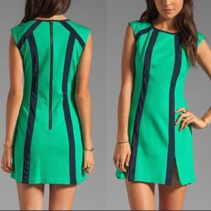 Nanette Lepore Revolve Green Sheath Ponte Dress 6